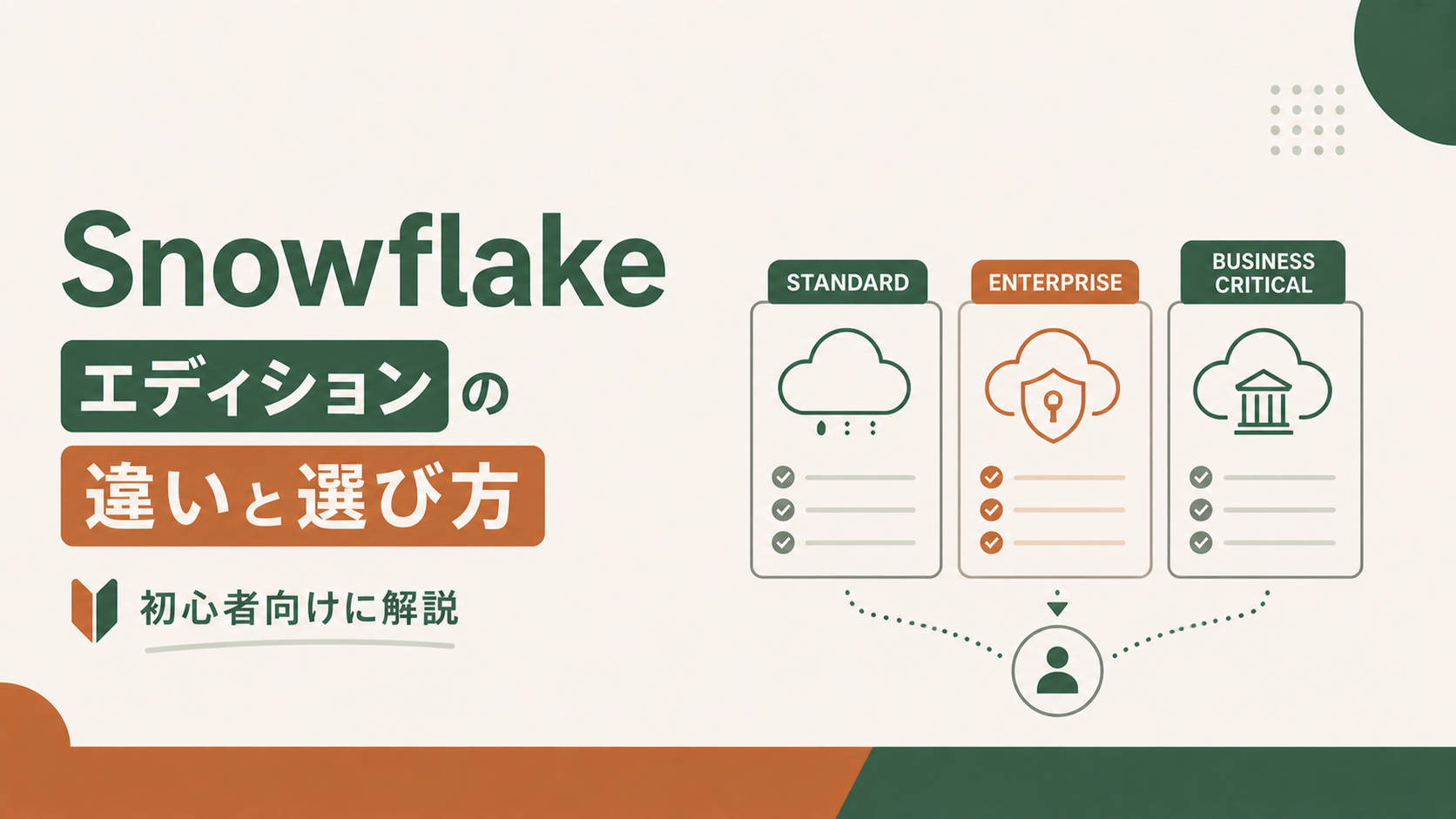 Snowflakeエディションの違いと選び方を初心者向けに解説