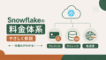 Snowflake料金体系をやさしく解説｜クレジット・ストレージ・サーバーレス・Cortex AIのコストまでのサムネイル