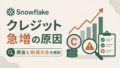 Snowflakeのクレジット急増の原因調査と削減方法を解説のサムネイル