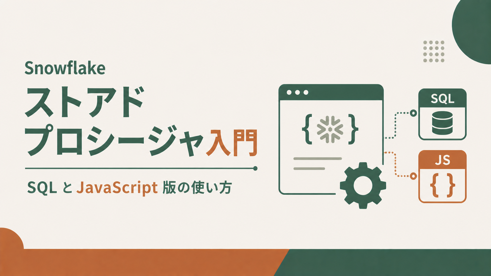 Snowflakeストアドプロシージャ入門|SQLとJavaScript版の使い方