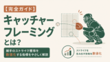 【完全ガイド】キャッチャーフレーミングとは?捕手のストライク獲得を数値化する指標をやさしく解説のサムネイル
