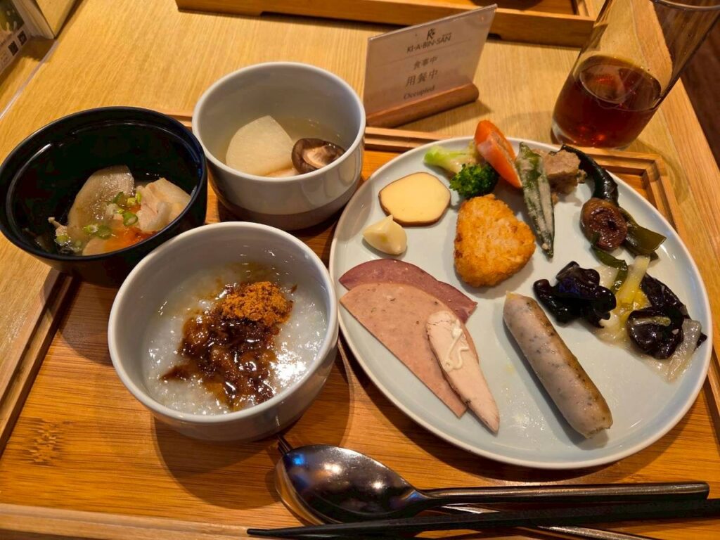 ホテルグレイスリー台北の朝食