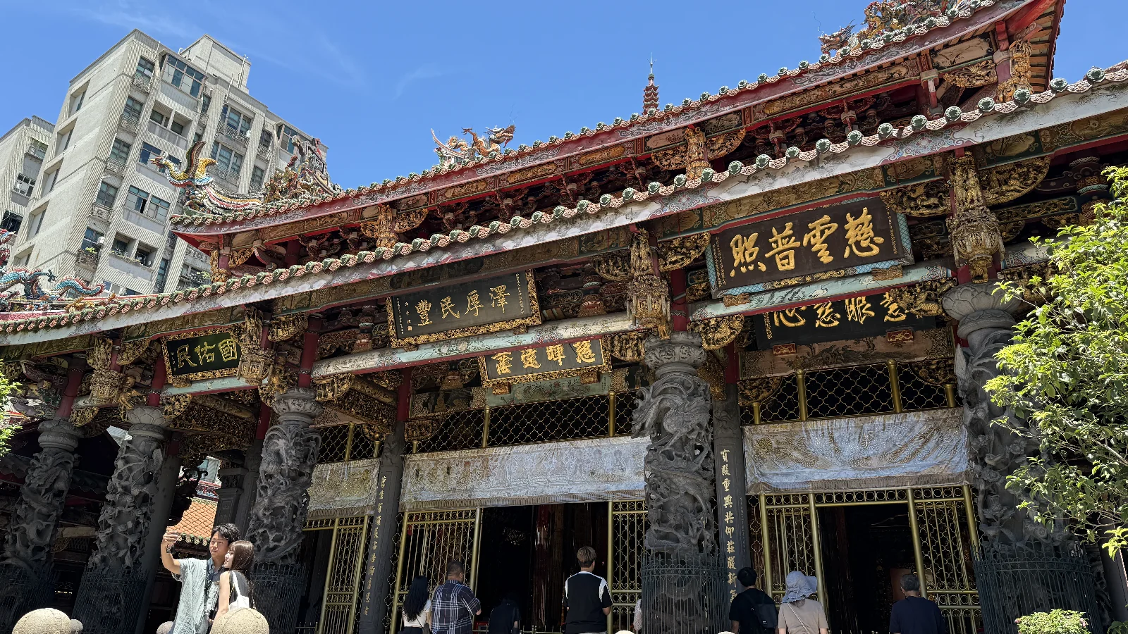 台湾旅行3日目に訪れた台北の龍山寺